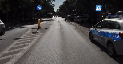 Policjanci pracowali na miejscu dwóch wypadków drogowych